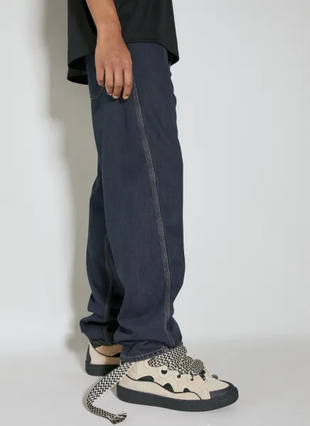 Baggy Twisted Leg Jeans