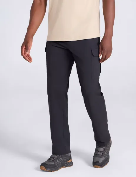 Mountain Warehouse Delta UV Cargo Stretch Trekking Trousers Black