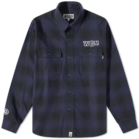 Check Shark Relaxed Fit Flannel Shirt