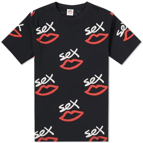 Allover Print Logo Tee
