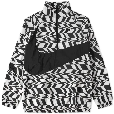 AOP Swoosh Half Zip Woven Jacket
