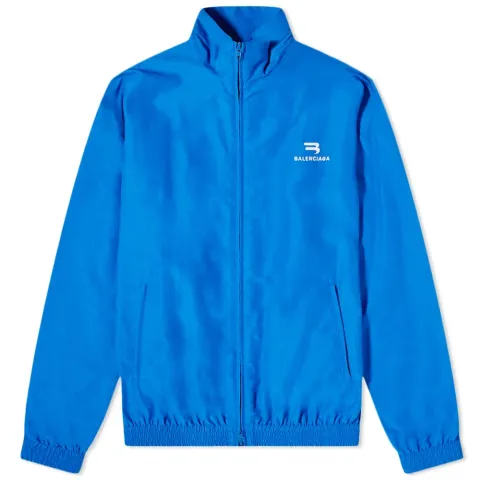 Nylon Logo Track Jacket