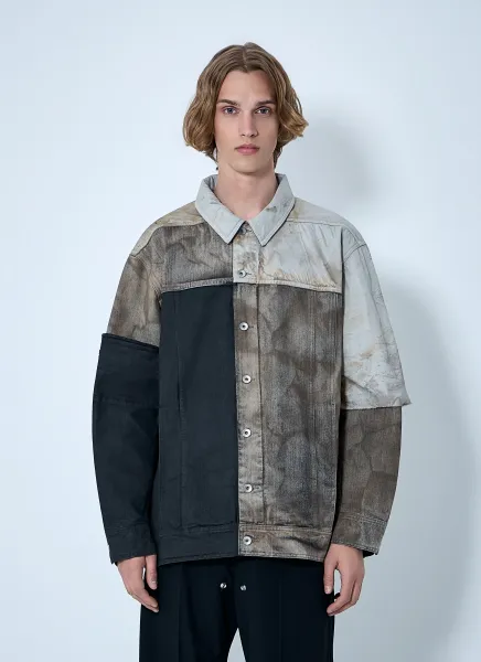 Denim Patchwork Jacket