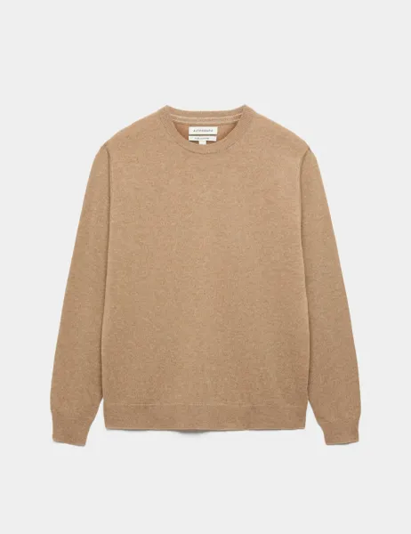 Autograph Pure Cashmere Crew Neck Jumper Camel
