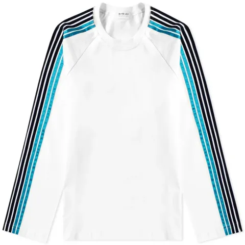 Long Sleeve Jersey Raglan Stripe Tee