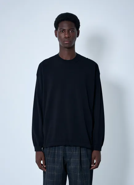 Logo Print Cotton Sweater