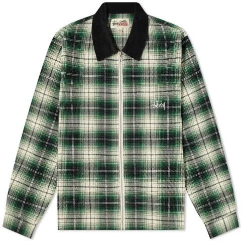 Frank Plaid Zip Shirt