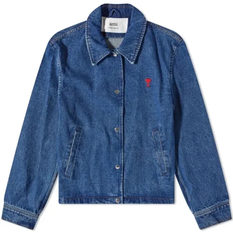 AMI Heart Denim Jacket