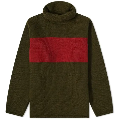 Striped Rollneck Knit