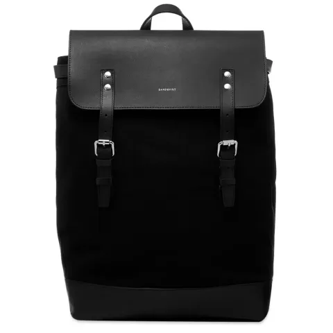 Hege Canvas & Leather Backpack