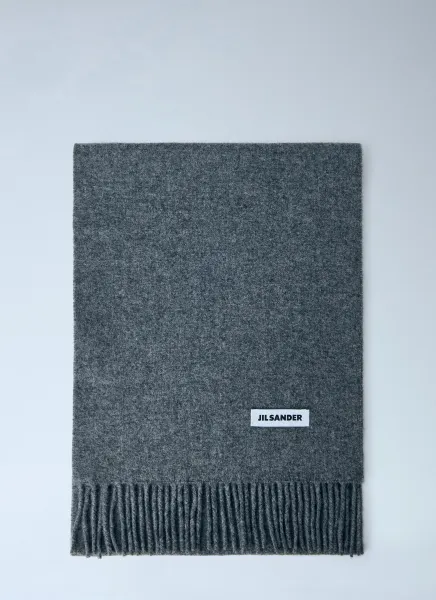 Fringed Wool Scarf
