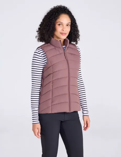 Mountain Warehouse Opal Water-Resistant Padded Gilet Taupe