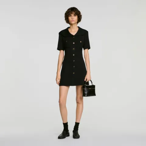 Sailor collar short dress