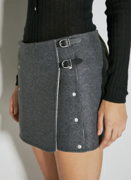 Studded Mini Skirt