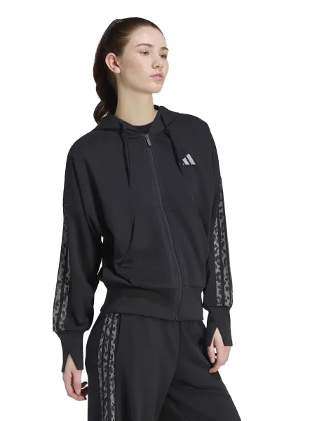 Adidas Seasonal Essentials 3-Stripes Zip Up Hoodie Multi