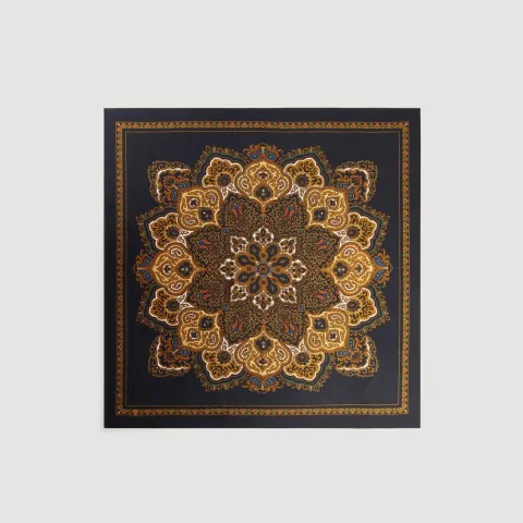 SANDRO Silk bandana print scarf