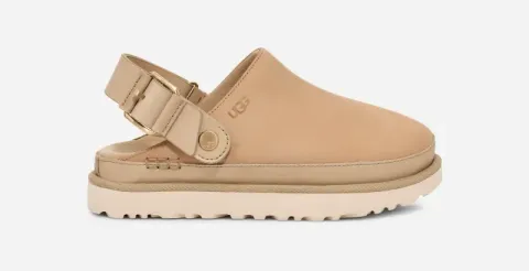 Goldenstar Villa Clog, Nubuck/Polyester/Leather