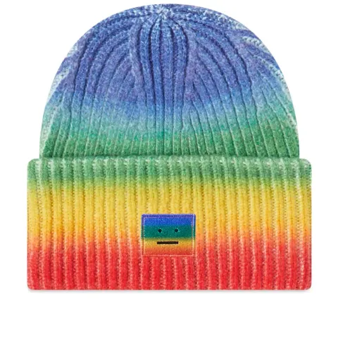 Pansy Rainbow Face Beanie