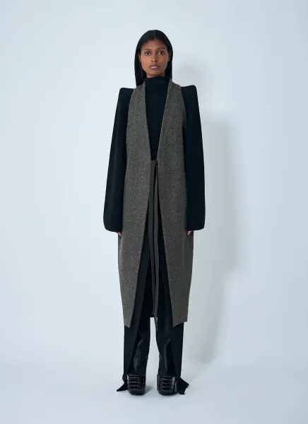 Wool Draped Waistcoat