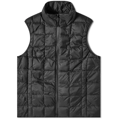 High Neck Zip Down Vest