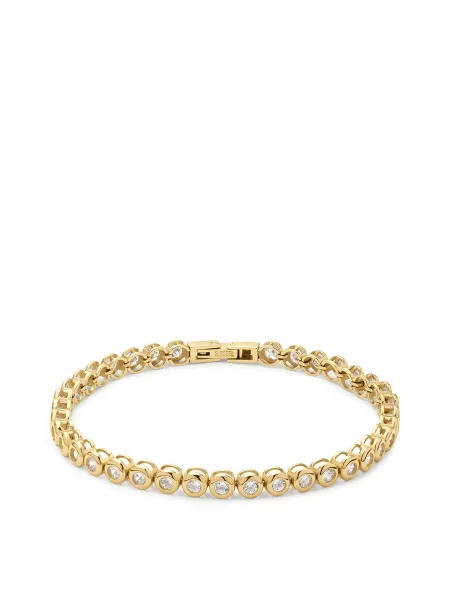 D. Louise Classic Bezel Tennis Bracelet 16.5cm
