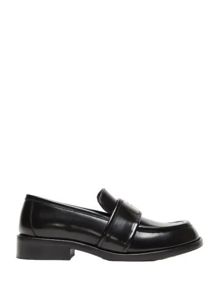 Unisex Leather Loafers Black