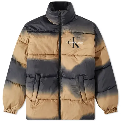Gradient Aop Puffer Jacket