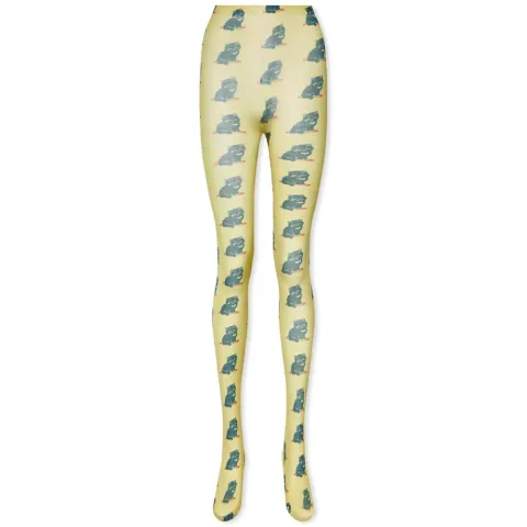 All Over Cat Printed Tights