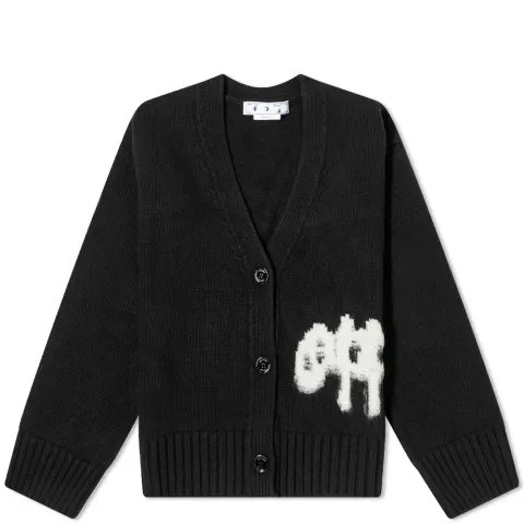 Logo Intarsia Cardigan