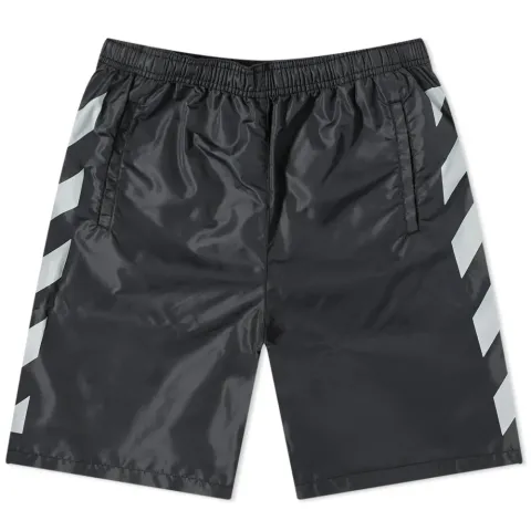 Diagonal Outline Surfer Swim Shorts