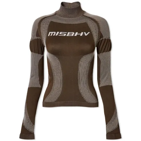 Long Sleeve Fitted Active Logo Top