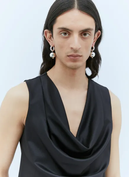 Sphere Hoop Earrings