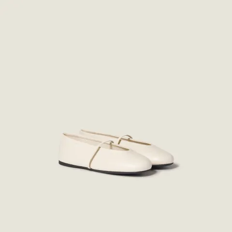 Nappa leather ballerinas