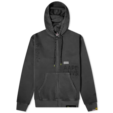AAPE Washed Zip Hoody