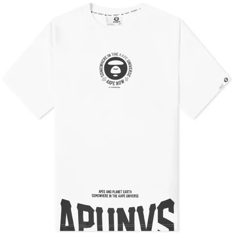 AAPE Street Baseball Oversized Print T-Shirt