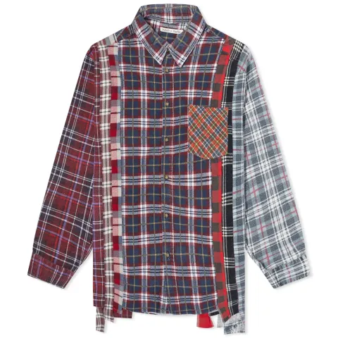 Rebuild 7 Cuts Wide Flannel Shirt