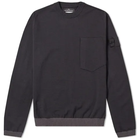 Wool & Nylon Knit Crewneck