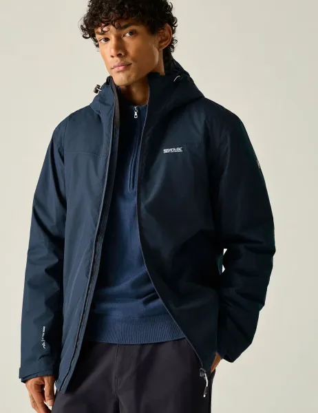 Thornridge Waterproof Hooded Jacket Navy