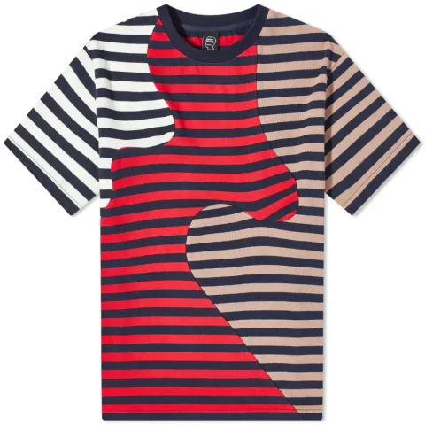 Paneled Stripe T-Shirt