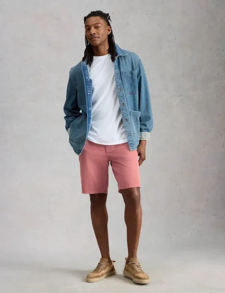 White Stuff Pure Cotton Chino Shorts Red