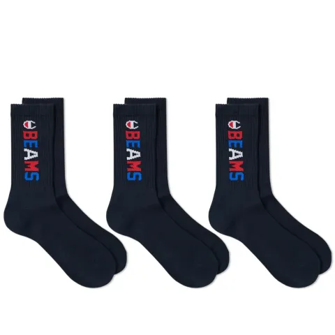 Champion x Beams Sock - 3 Pack