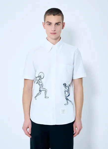 Embroidered Cording Shirt