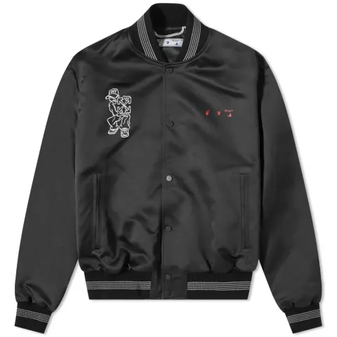 END. x Off-White Till The End Varsity Jacket