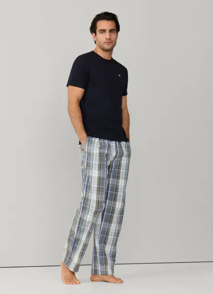Checked T-Shirt Pyjama Set