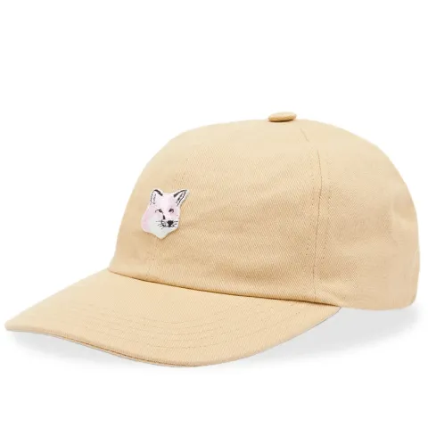 Monochrome Fox Head Patch 6P Cap