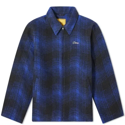 Wave Plaid Shirt Jacket