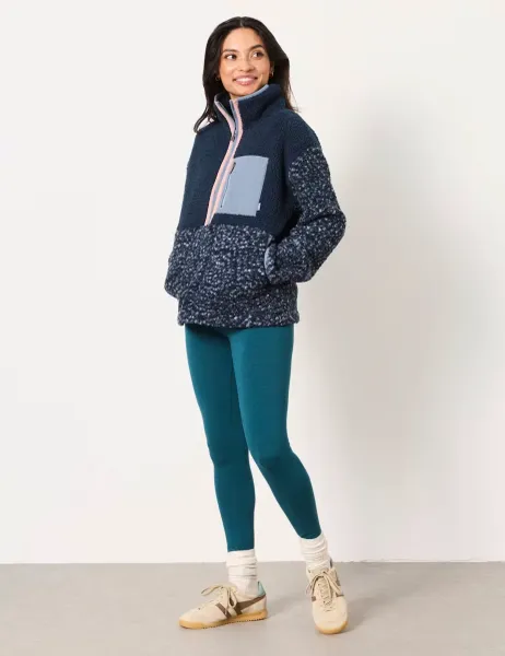 FatFace Mid Rise Leggings Teal