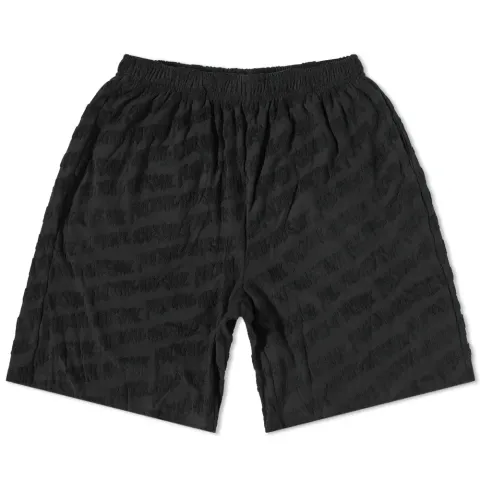 Logo Burn Out Terry Shorts