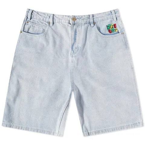 Scribble Denim Shorts