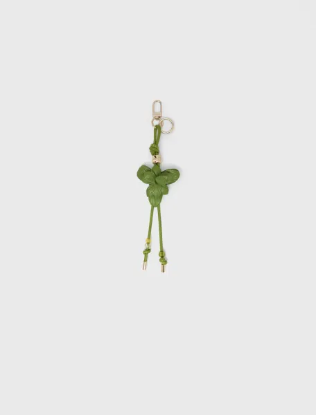 Flower charms with pearls